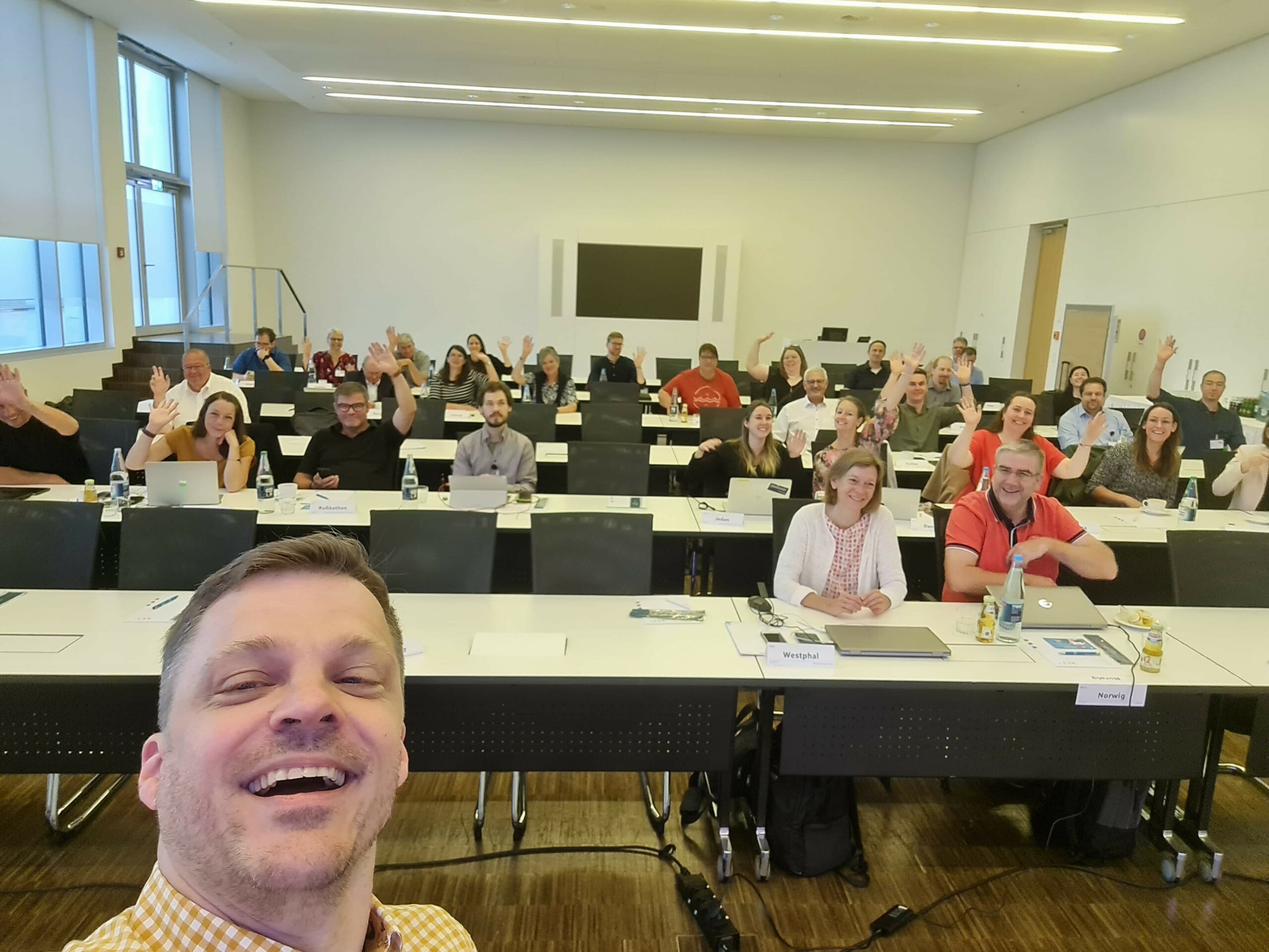 Selfie with the participants on the second day of the 15th cimoio user meeting